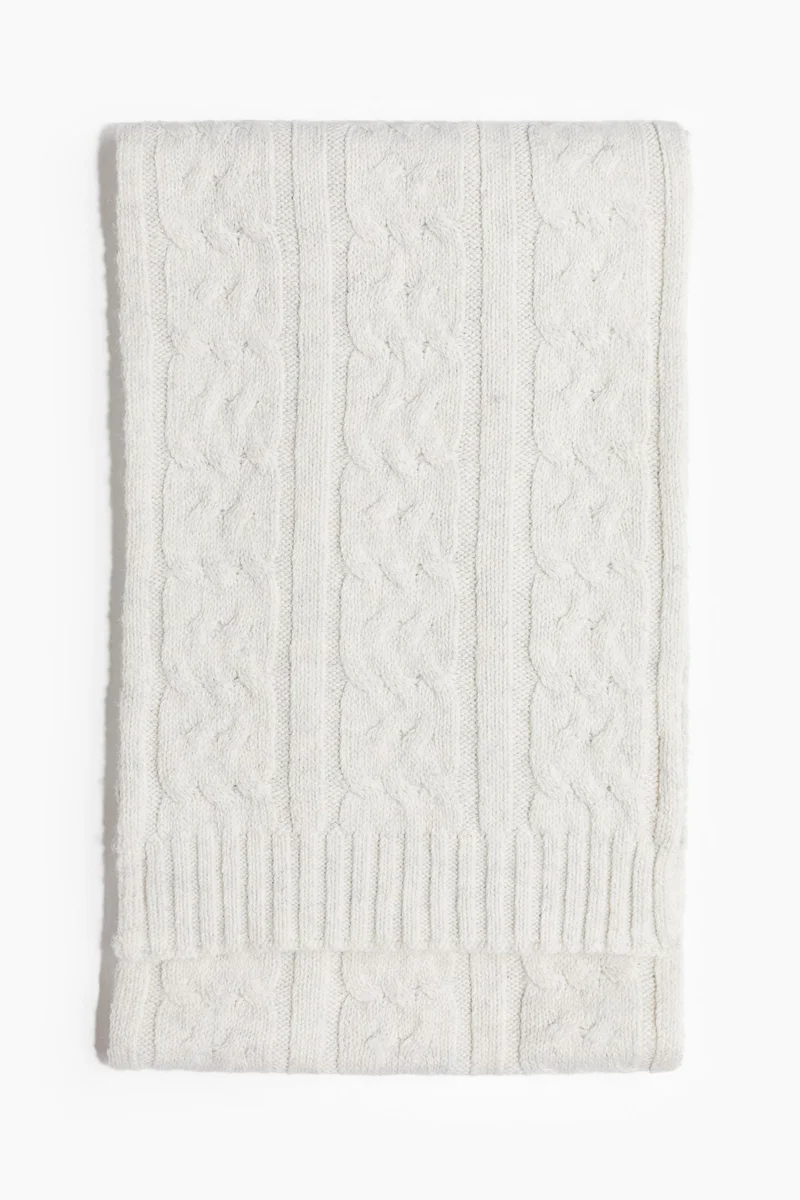 H&M Cable-knit scarf