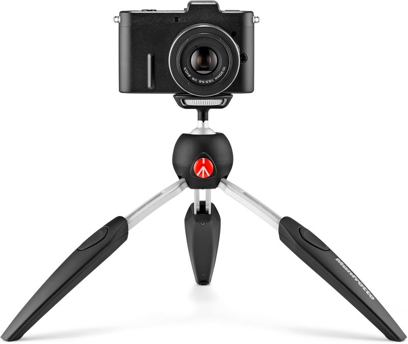 Manfrotto Pixi Evo 2 section Mini Tripod For DSRL, Black - Image 2