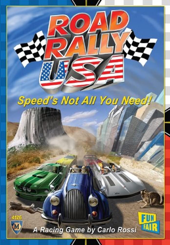 Mayfair Games Road Rally USA Board Game