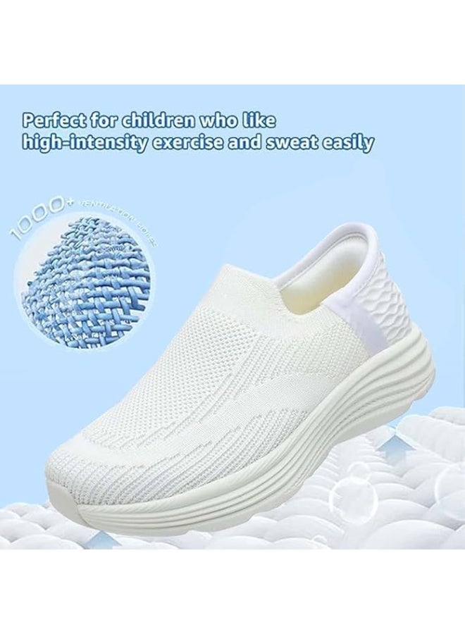 Lucky Kids Sneaker Shoes for Kids - Comfortable Walking Shoes for Child Running Slip on Sport Shoes for Teens - Image 4
