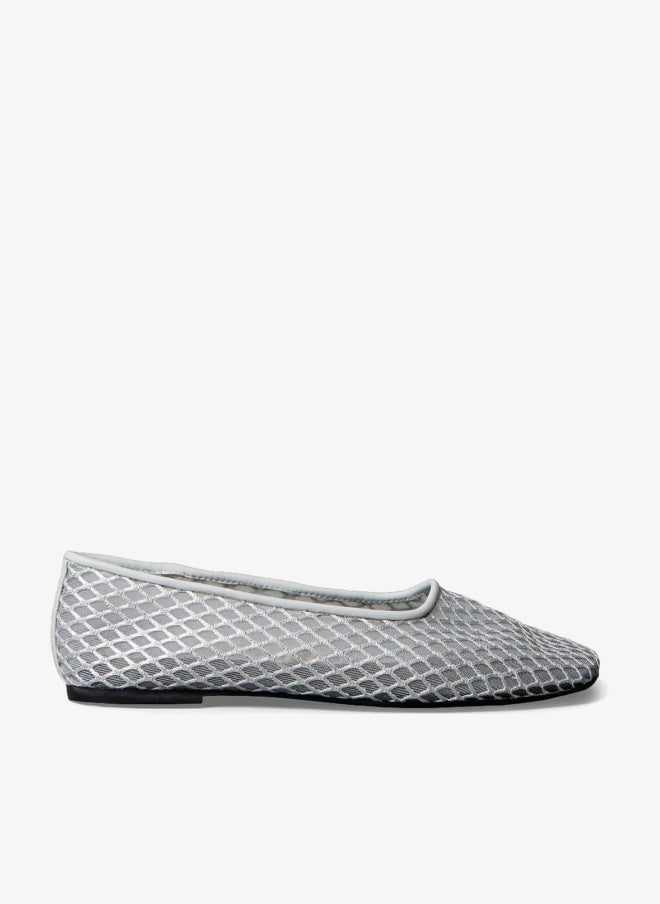 CALVIN KLEIN Shimmer Mesh Ballerinas - Image 1