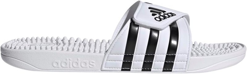Adidas أحذية أديداس أديساسج للرجال - أبيض/أسود أساسي - Image 1