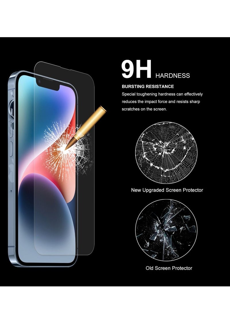 BORTONY Screen Protector Compatible with 14 Plus/13 Pro Max 6.7" Tempered Glass 9H Hardness [HD Clear] [Anti-Scratch] [Bubble Free] For Apple iPhone 14 Plus/13 Pro Max - Image 4
