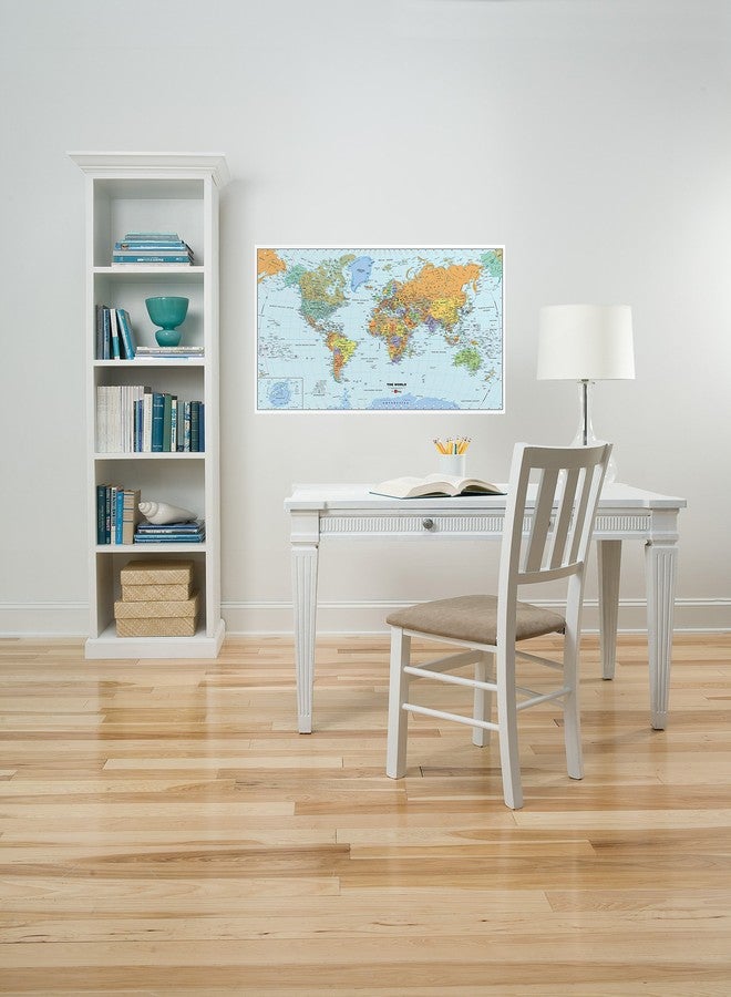 WallPops WPE99074 World Dry Erase Map, Multicolor - Image 2