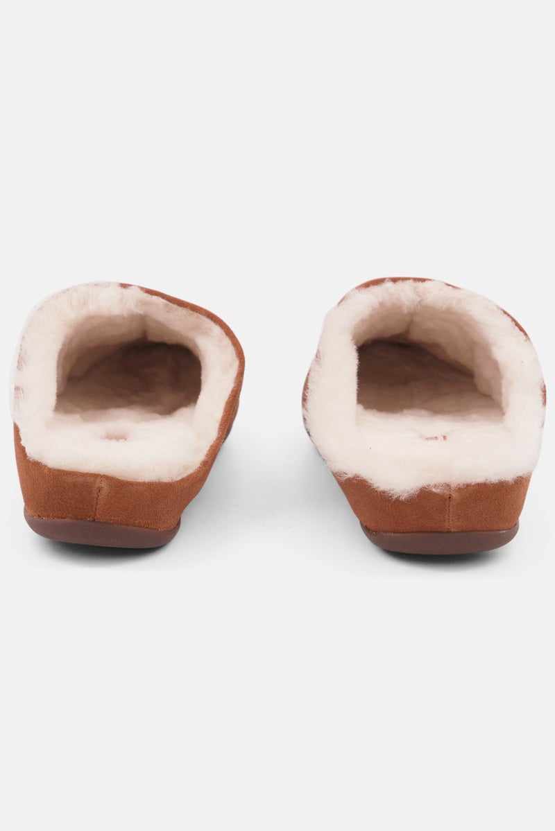 FitFlop Women Chrissie Shearling Clogs, Brown - Image 2