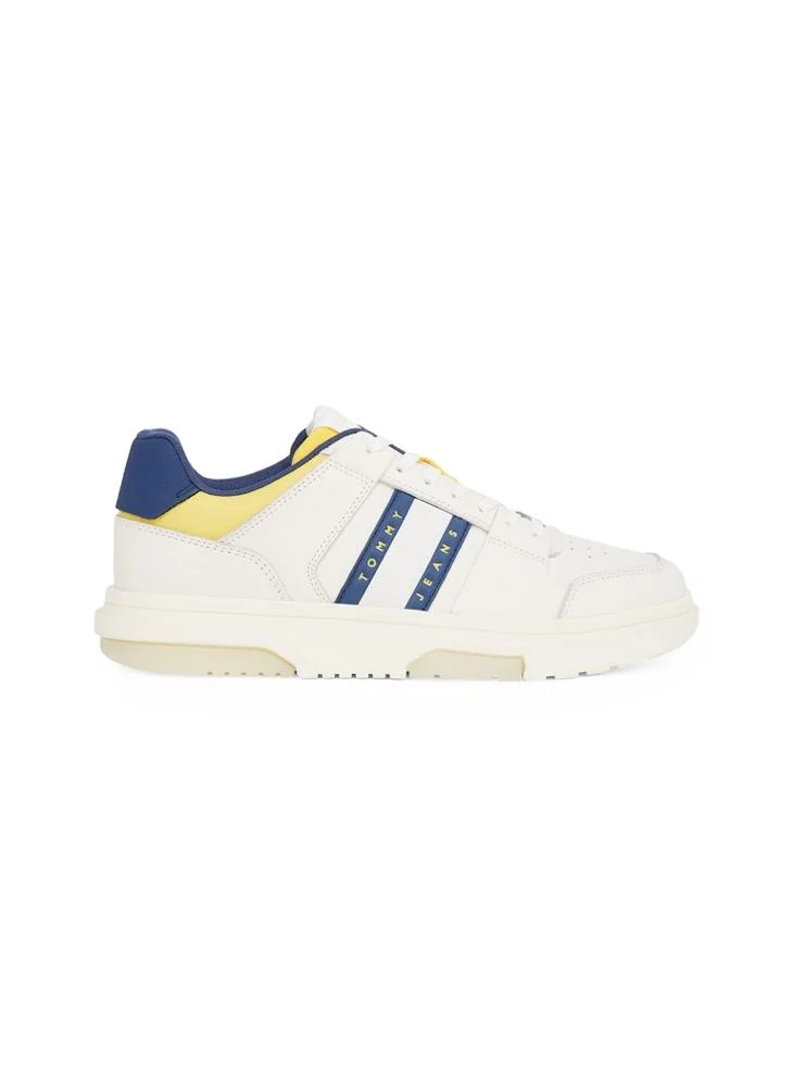 تومي جينز THE BROOKLYN LEATHER ESSENTIAL TRAINERS