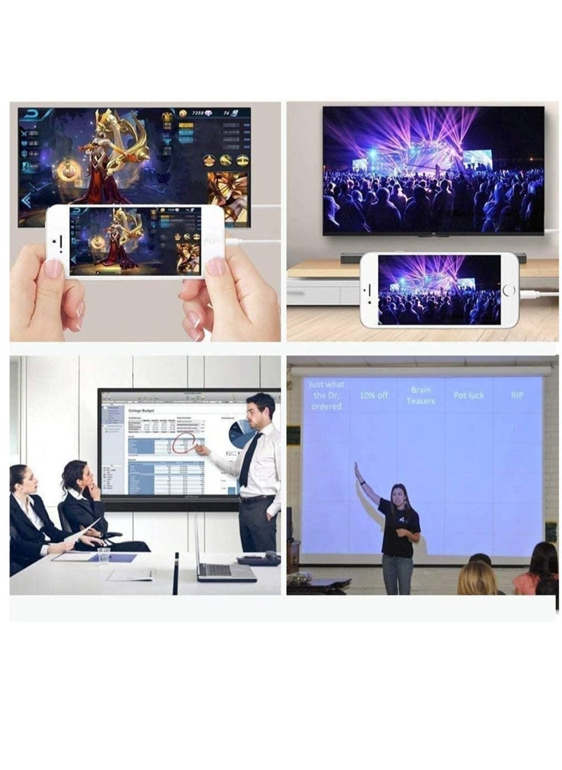 JAJEEK - [Apple MFi Certified] Lightning to HDMI Digital AV Adapter,1080P Video & Audio Sync Screen Converter AV Adapter with Charging Port for iPhone HDMI Converter to HD TV/Projector/Monitor Support All iOS - Image 1