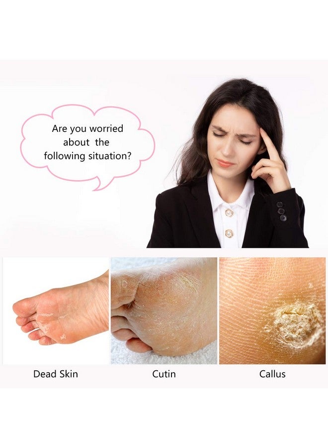 Fangze فرشاة حجر الخفاف للقدمين من فانغزي - عبوة 2 فرشاة قدم 4 في 1 مجموعة أدوات باديكير للعناية بالقدمين (بنفسجي وأزرق) - Image 3