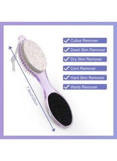 Pumice Stone Brush For Feet 2 Pack Foot Brush Scrubber 4 In 1 Pedicure Paddle Kit For Foot Care (Lilac And Blue) - pzsku/Z66A8BFBE1F00CCA5458EZ/45/_/1696390355/9c6c5301-d6fd-4332-90e4-54070f326e7c