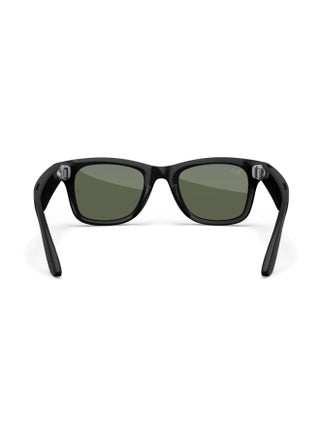 RAY-BAN Wayfarer (Gen 2) Shiny Black Frame Green Lens Standard High bridge Shiny Black Green - view 5