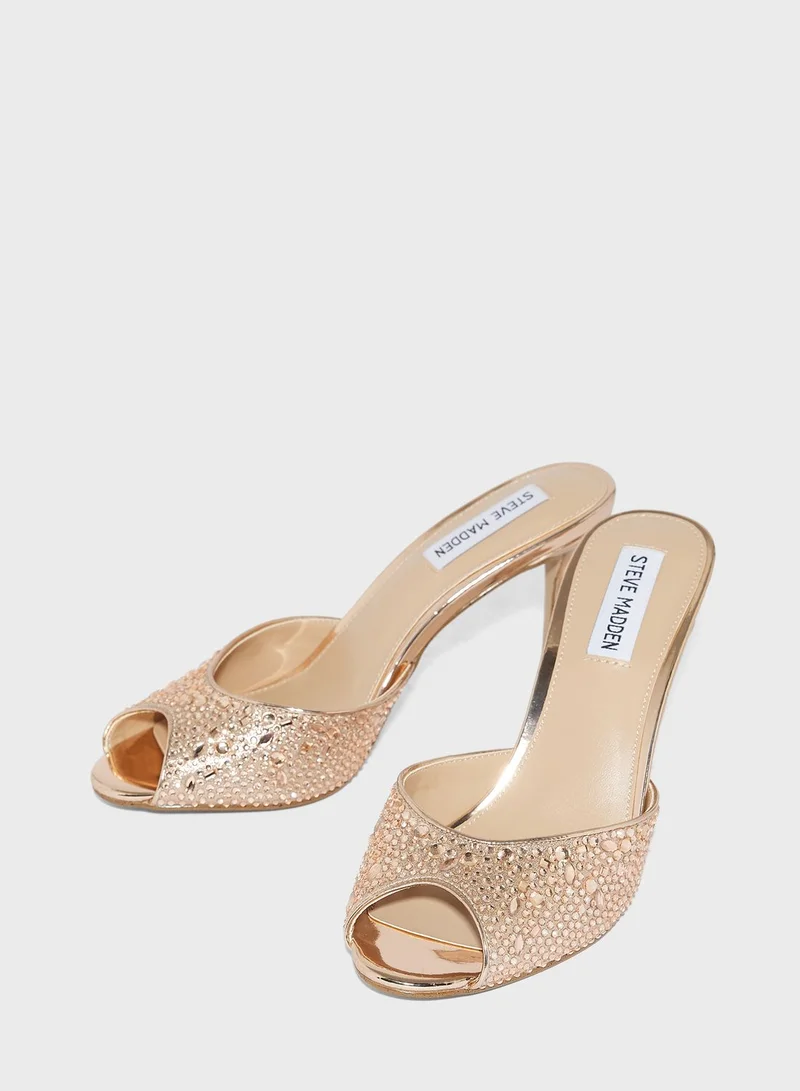STEVE MADDEN Peep Toe High Heel Sandals