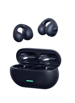General Wireless Ear Clip Bone Conduction Headphones, Open Sport Bone Conduction Earbuds, Bluetooth 5.3 Bone Conduction Head Set, Mini Running Workout Painless Wearing Earring Earphone  - Image 2