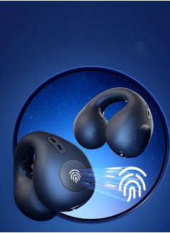 General Wireless Ear Clip Bone Conduction Headphones, Open Sport Bone Conduction Earbuds, Bluetooth 5.3 Bone Conduction Head Set, Mini Running Workout Painless Wearing Earring Earphone  - Image 4