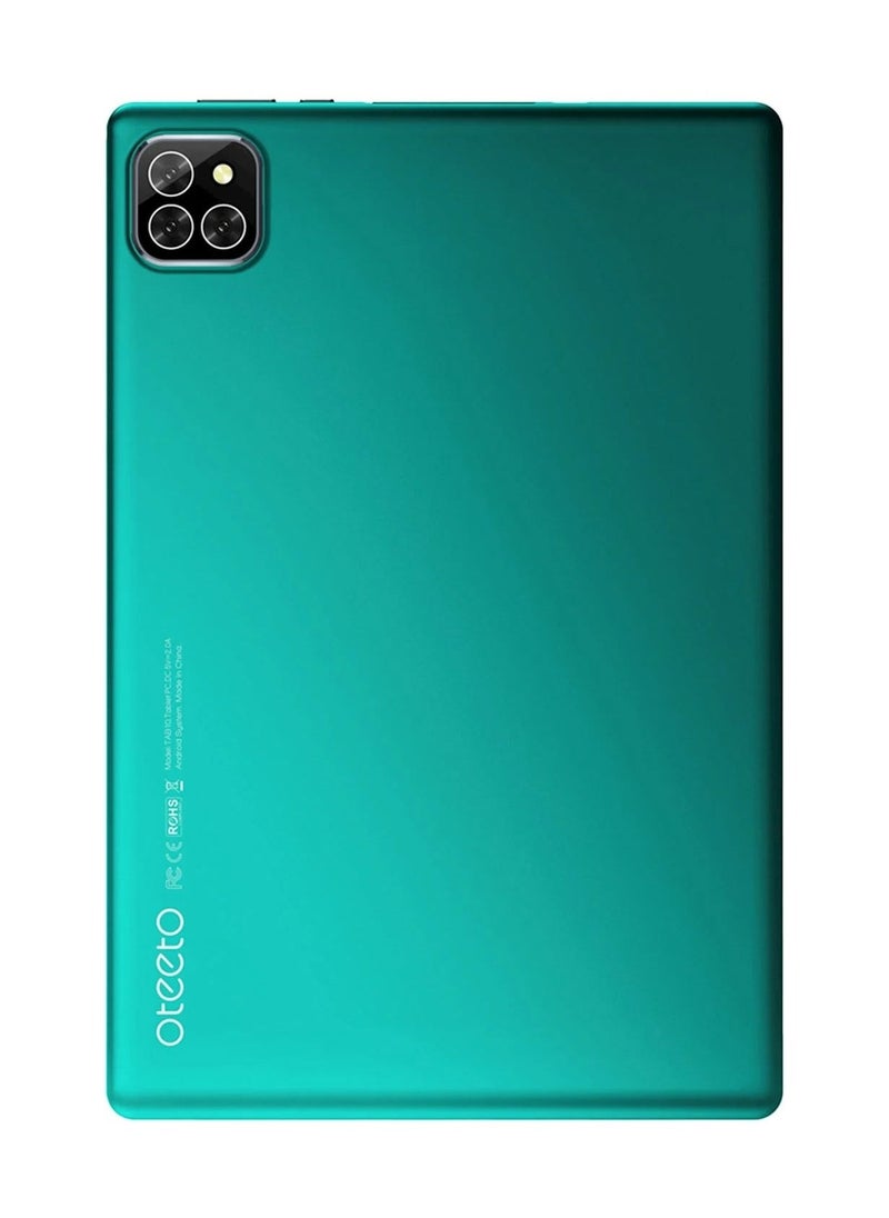 Oteeto - Oteeto TAB 10 Pro Tablet/Single SIM 5G Network/8GB RAM + 512GB ROM/5G Wifi/8000 mAh/8MP Front + 13MP Rear Camera/Quad Core 2.0GHz Processor/Android 13/Includes Keyboard,Mouse,Touch Pen,OTG,Flip Cover Green - Image 1