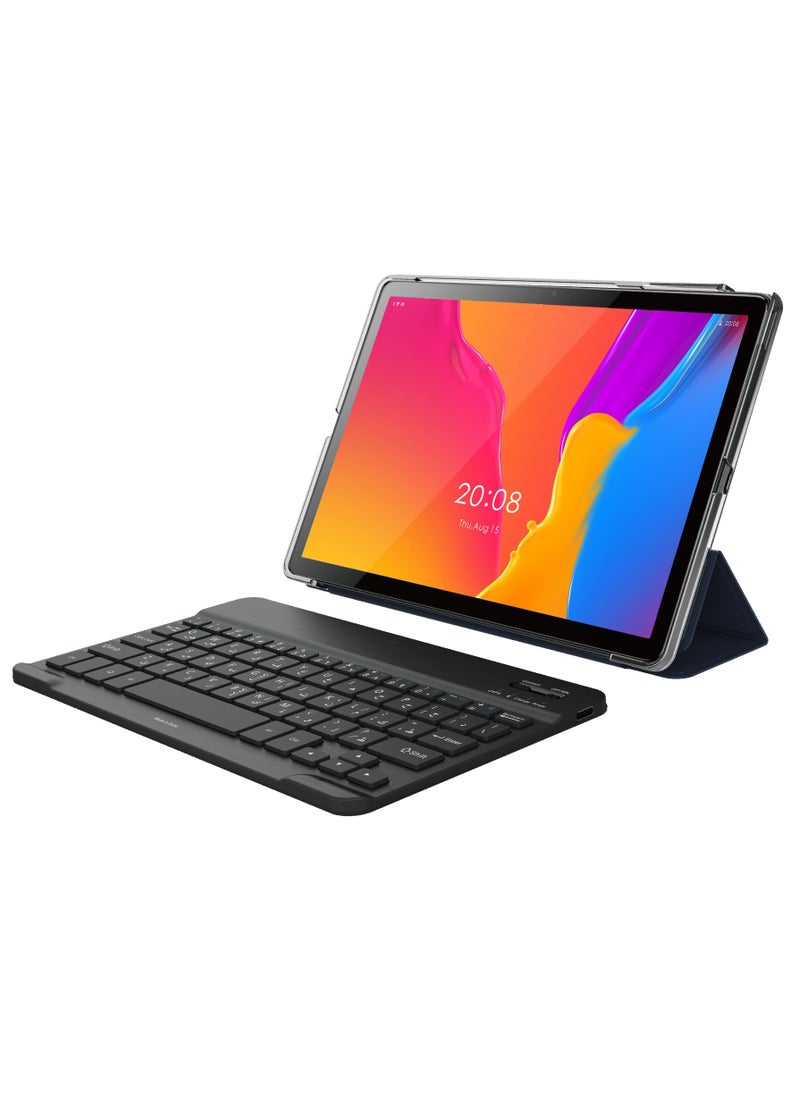 Oteeto - Oteeto TAB 10 Pro Tablet/Single SIM 5G Network/8GB RAM + 512GB ROM/5G Wifi/8000 mAh/8MP Front + 13MP Rear Camera/Quad Core 2.0GHz Processor/Android 13/Includes Keyboard,Mouse,Touch Pen,OTG,Flip Cover Green - Image 1