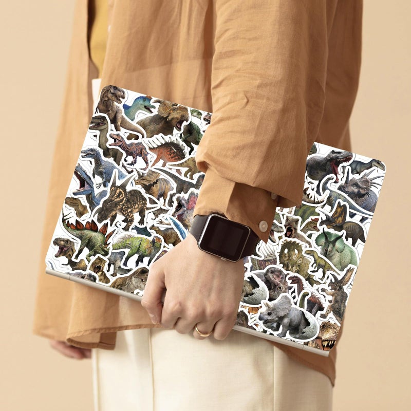 BBPOOL 100pcs Jurassic Dinosaur Stickers for Kids Waterproof Vinyl Dino Stickers for Boys Girls Teens Waterbottle Scrapbook Laptop Skateboard Computer - Image 3