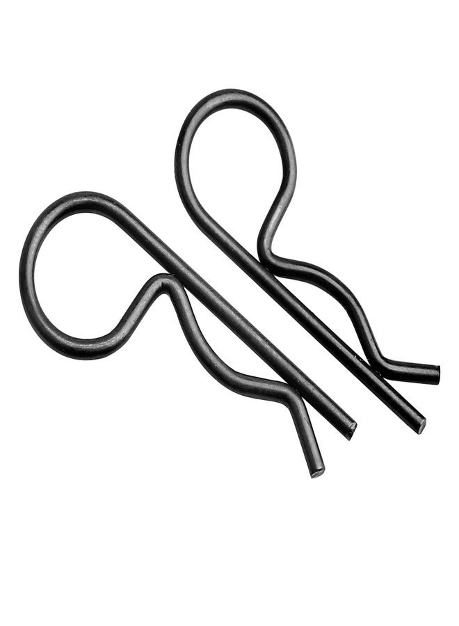 FriHobby 50pcs FriHobby RC Body Clips with Pull Tabs RC Pins Compatible with Slash Arrma Axial SCX10 Redcat Losi Tamiya HPI HSP Himoto 1/8 1/10 1/12 1/14 RC Car (Black) - Image 5