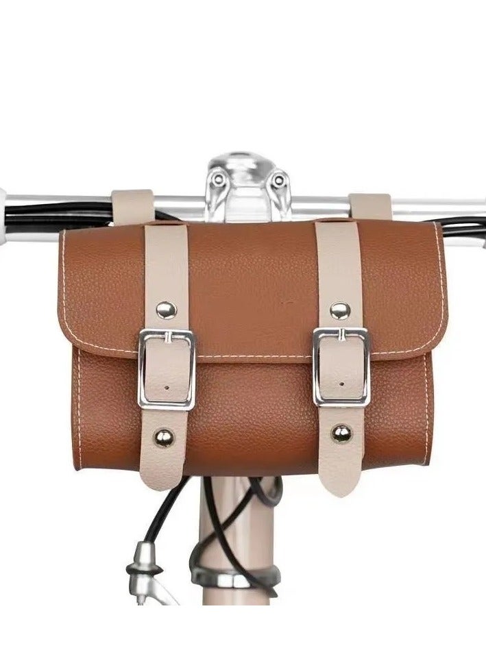 Generic Universal Bicycle Handlebar Bag & Rear Rack Bag for Mountain and Commuter Bikes – Cycling Accessories, Durable and Stylish Bike Pouch for Front and Rear Use - Image 1