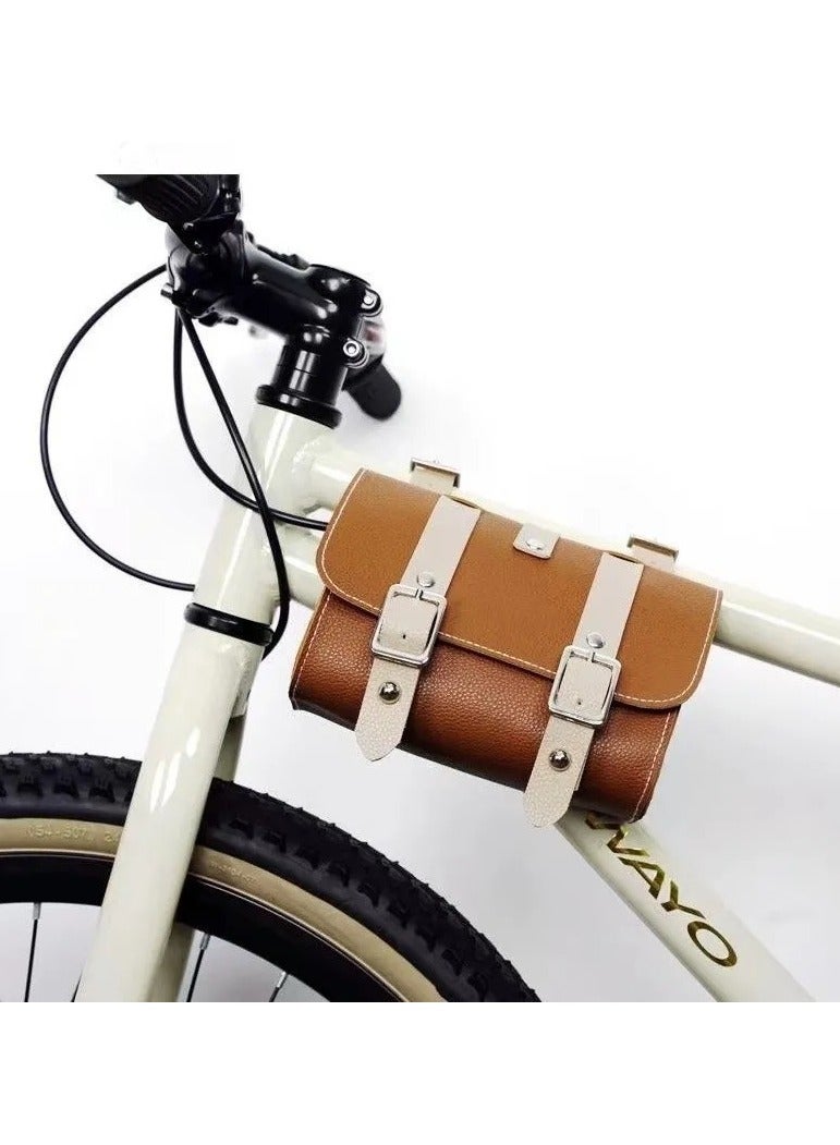 Generic Universal Bicycle Handlebar Bag & Rear Rack Bag for Mountain and Commuter Bikes – Cycling Accessories, Durable and Stylish Bike Pouch for Front and Rear Use - Image 5