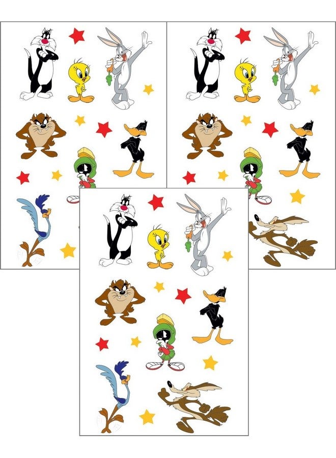 Playhouse باقة من ثلاثة ملصقات مثقوبة من لوني تونز باغز باني والأصدقاء 1 باقة - Image 1