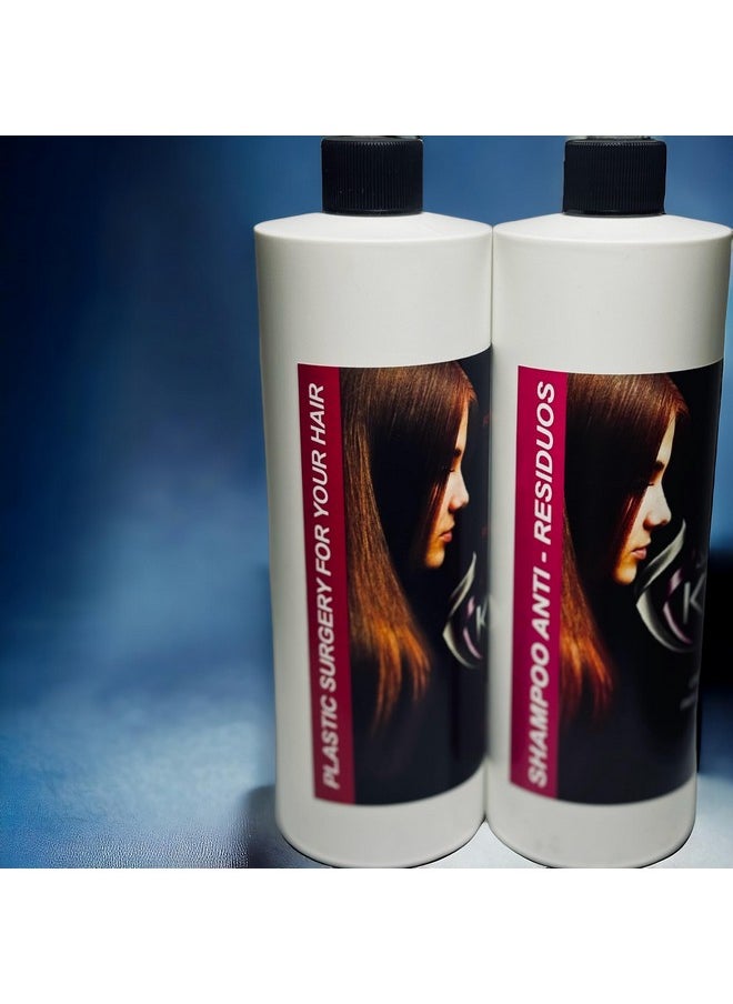 KERA FRUIT Cirugia Capilar Para El Cabello Libre De Formol Antifrizz Deep Hydratation Repair Hair Treatment Professional Results Formaldehyde Free 16Oz With Shampoo Keratin Treatment.  - Image 3