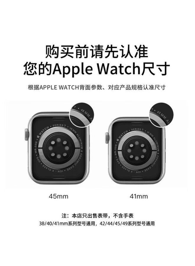 Kovol Compatible With Apple Watch Band, Suitable For Apple Watch Series 11 Silicone Magnetic Strap, Iwatch Series 10/9 Loop, Starlight Color Beige, 38/40/41/42mm Women's Small Size