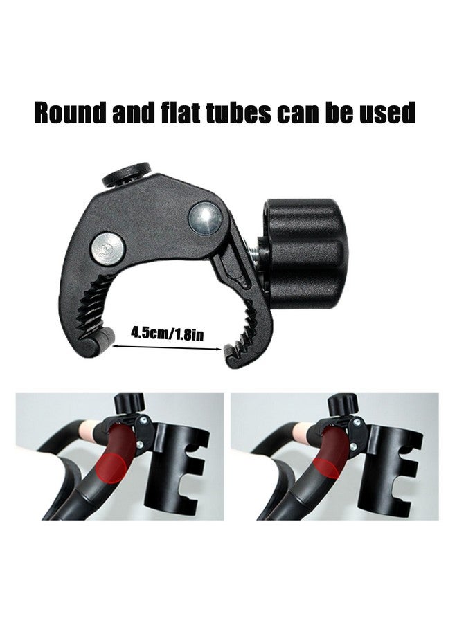 PandaEar Stroller Cup Holder, Universal Cup Holder, Bike Cup Holder Durable, Easy to Install for Stroller, Bike, Wheelchair, Walker, Scooter (Black) - Image 3