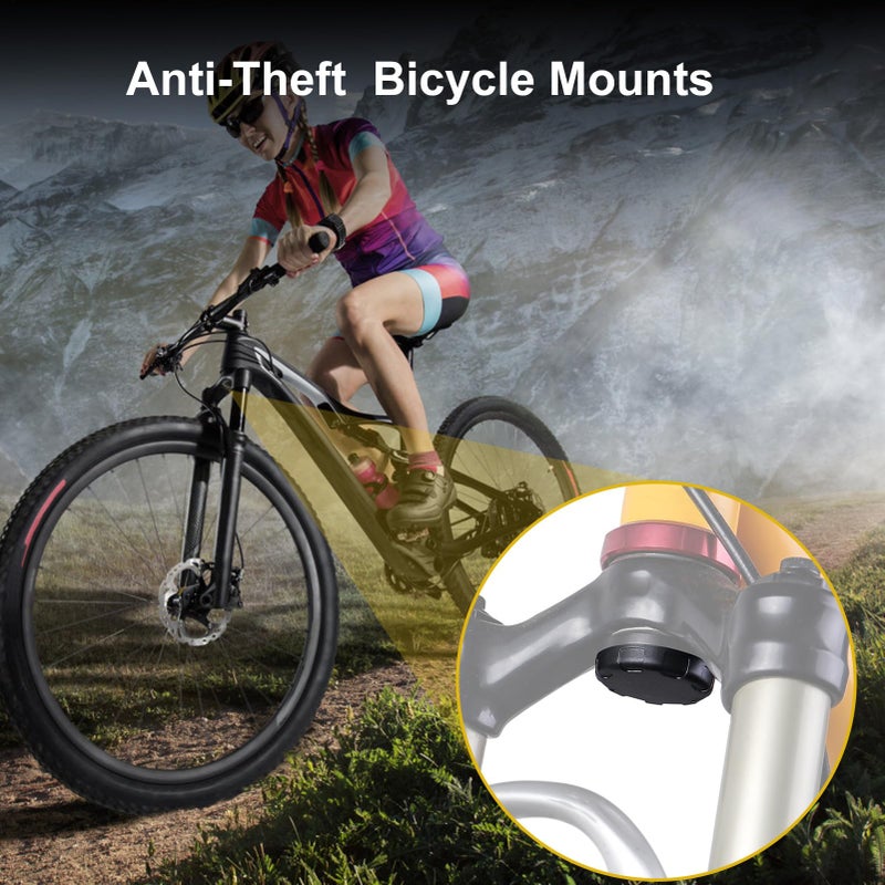 Lightweight Sturdy Front Fork Bike Mount GPS Tracker Case for Cycling City Road Mountain - Image 4