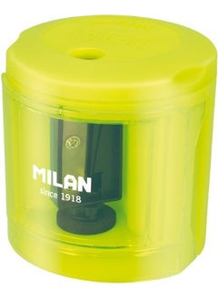 MILAN BWM10375 Acid Electric Yellow Pencil Sharpener Blister  - Image 2