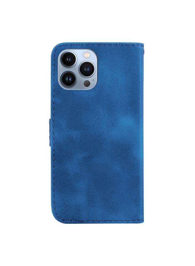 Zaboon Case For iPhone 13 Pro Seven-shaped Embossed Leather Phone Case - Image 3