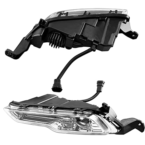 DLAA Fog Lights Led For Ford Explorer 2018 2019 Front Fog Lamps Kit Car Styling Spot Light With Cables, Clear Lens - 1 Pair - Image 4