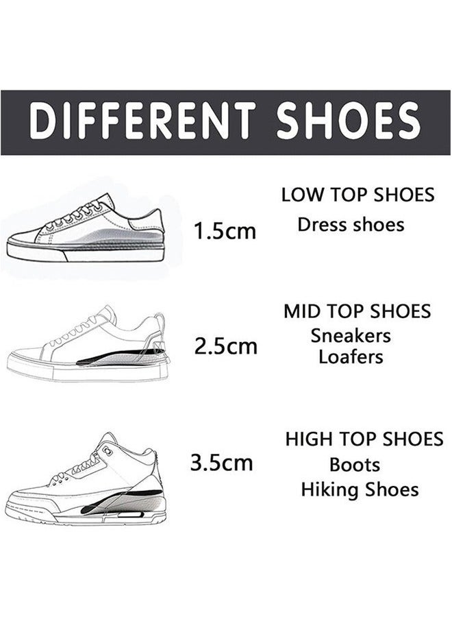 1 Pair Invisible Height Increasing Insoles, 2.5cm Heel Lift Foot Pads for Men & Women, Breathable Shock Absorbing Sports Inserts - Image 4