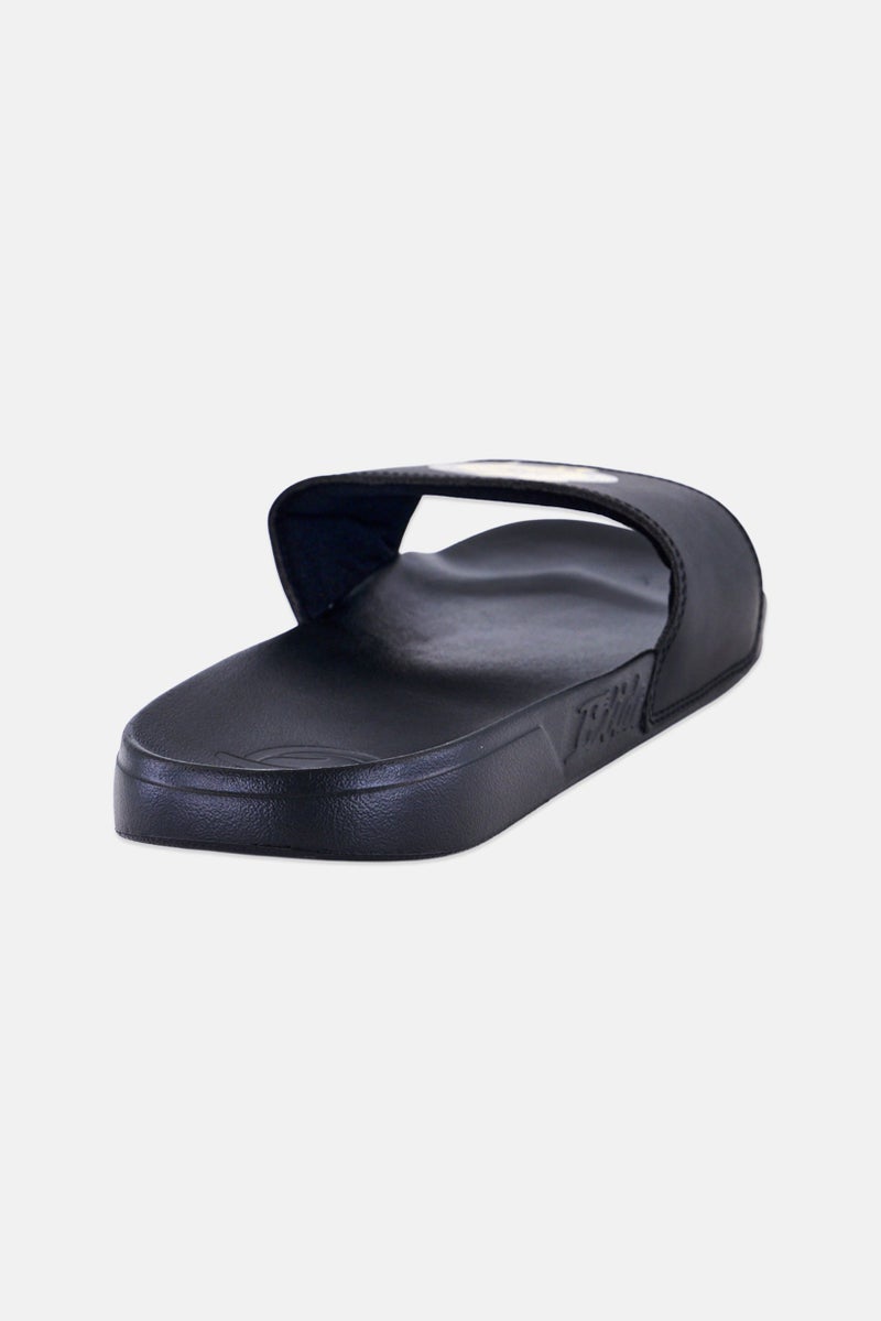 ISlide Men Boston Celtics Gold Slip On Slides, Black - Image 3