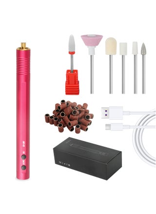 Jmd103 Portable Electric Nail Drill Rechargeable Mini Polishing Pen Cordless Rechargeable Acrylic Nails Dill Manicure Usb Plug - Red - pzsku/Z66A9C64F67E97C8D0FEEZ/45/_/1724320331/0ff4d474-8d43-400f-97e3-2db153bc89dd