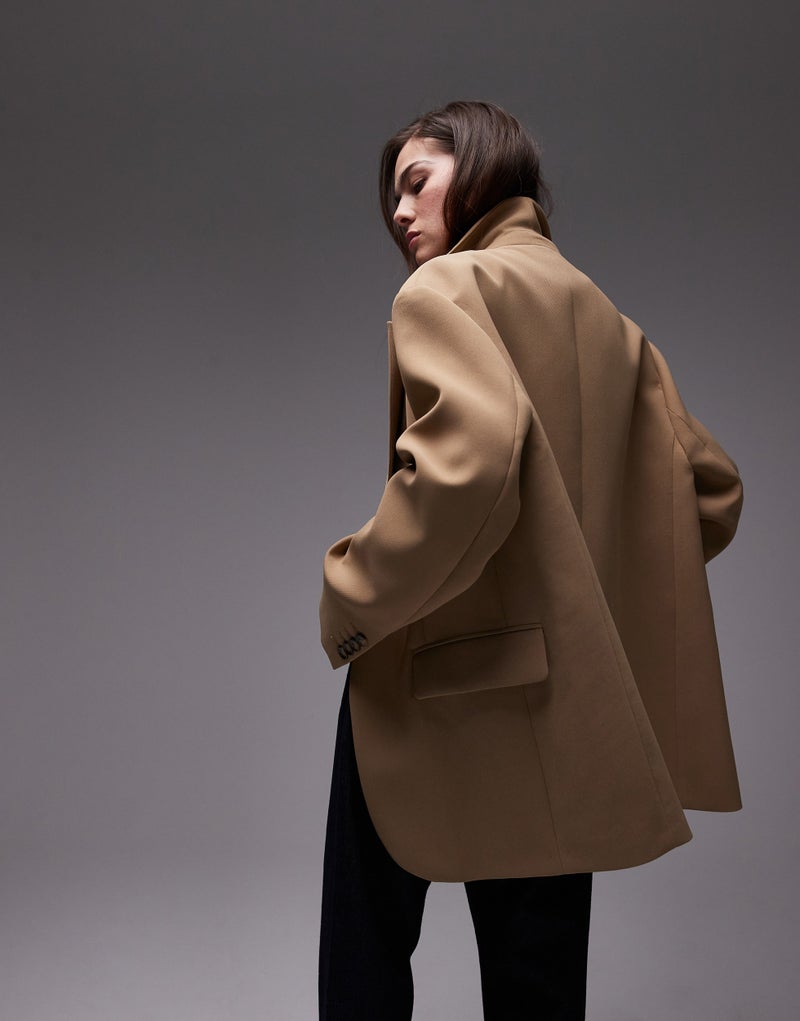 TOPSHOP Co Ord Grandad Style Blazer  - Image 2