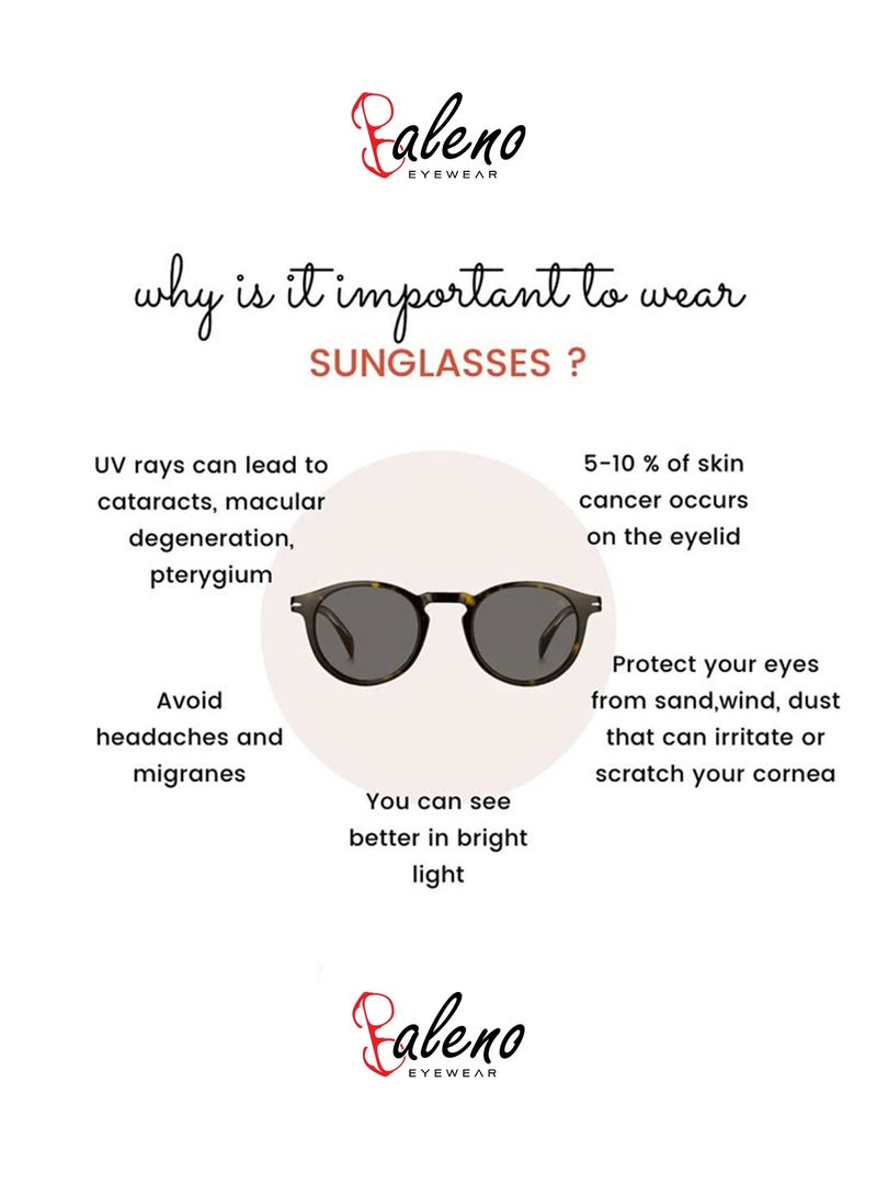 Baleno Wayfarer Sunglasses with Polarized UV Protection Lenses – Lightweight, Durable Metal Frame for Men & Women, Perfect for Driving, Travel, and Outdoor Activities" - Image 5