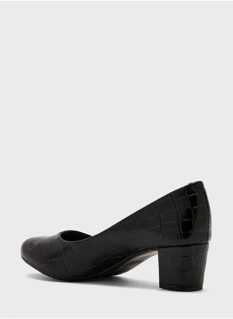Beira Rio Mid Heels Shoes for Women – Classic Mid Heel Pumps for Girls & Ladies Office Wear