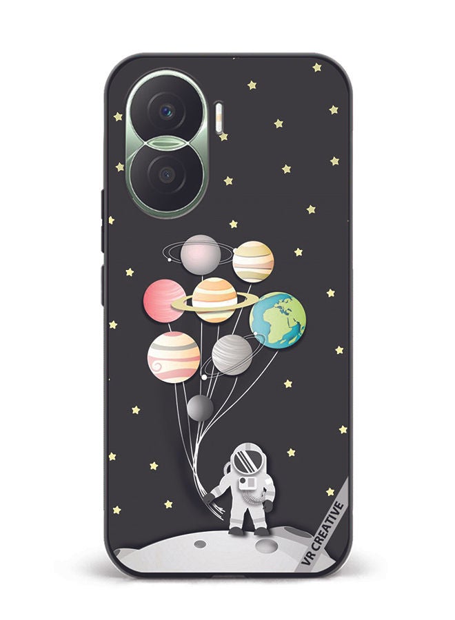 VR CREATIVE Protective Case Cover For Honor Play7T Pro Astronaut Design Multicolour - Image 1