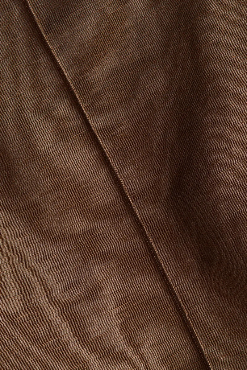 H&M  Linen-blend barrel trousers for Women | Best Price UAE