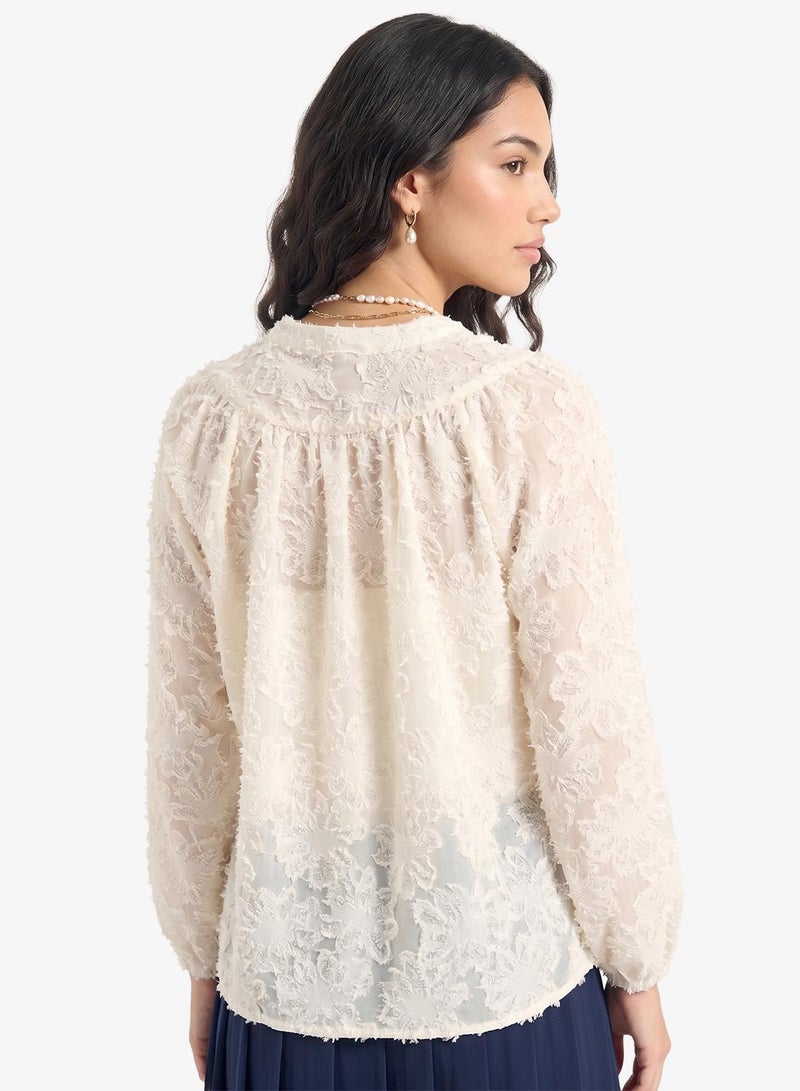 ONLY Emblished Long Sleeve Shirt - Image 2