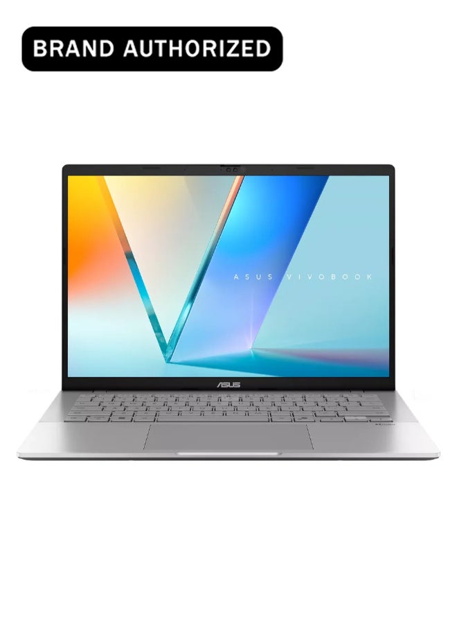 ASUS Vivobook S14 Laptop, Intel Core 5 210H Processor, 16GB RAM, 512GB SSD, 14" WUXGA Display, Windows 11 Home, Backlit English & Arabic Keyboard, Cool Silver, 1 Year Warranty | S3407VA-LY076W Cool Silver - Image 1