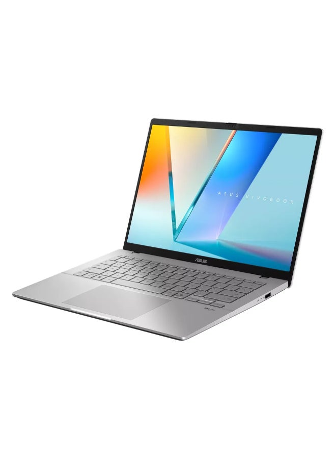 ASUS Vivobook S14 Laptop, Intel Core 5 210H Processor, 16GB RAM, 512GB SSD, 14" WUXGA Display, Windows 11 Home, Backlit English & Arabic Keyboard, Cool Silver, 1 Year Warranty | S3407VA-LY076W Cool Silver - Image 4