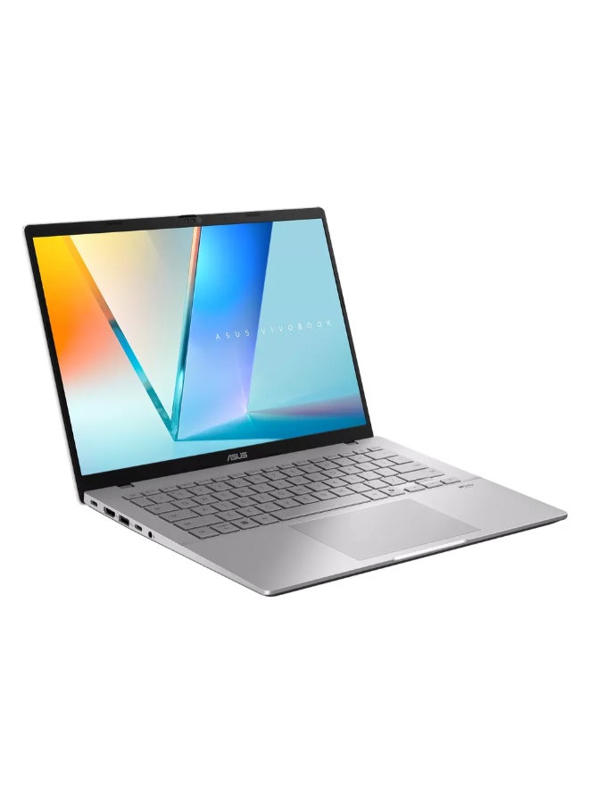 ASUS Vivobook S14 Laptop, Intel Core 5 210H Processor, 16GB RAM, 512GB SSD, 14" WUXGA Display, Windows 11 Home, Backlit English & Arabic Keyboard, Cool Silver, 1 Year Warranty | S3407VA-LY076W Cool Silver - Image 3