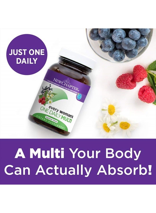 New Chapter Women's Multivitamin + Immune Support – Every Woman's One Daily, Fermented with Whole Foods & Probiotics + Iron + B Vitamins + Organic Non-GMO Ingredients - 24 Count (Packaging May Vary) - Image 5