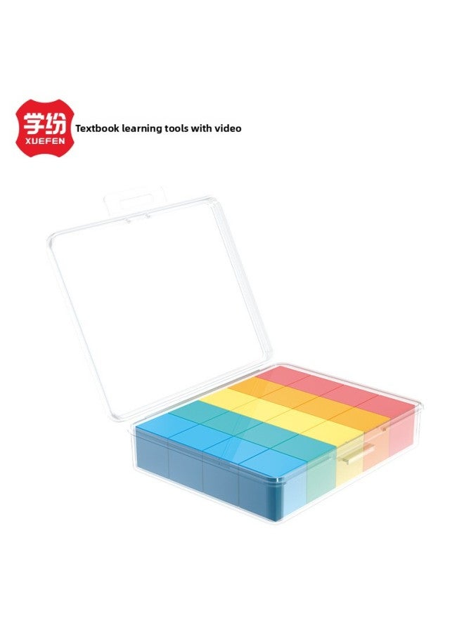 Special Teaching Aids For Learning Different Teaching Materials Grade 4, 5 And 6 Observe Objects, 3 Views, 20 6-sided Magnetic Cubes-Color:Default  - Image 5