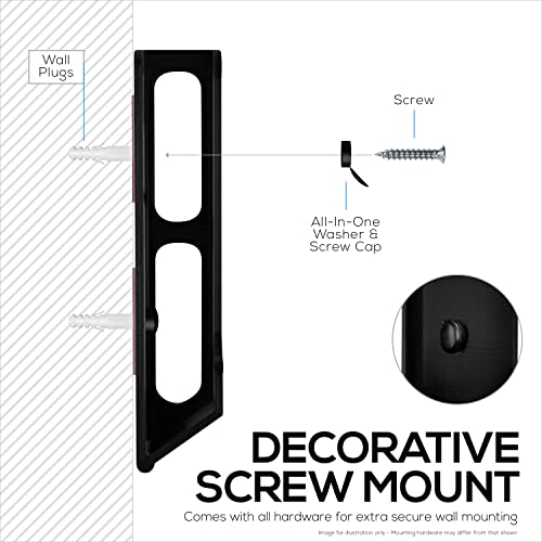Brainwavz Wall Mount Laptop Holder with Adhesive & Screw in, 1.2" / 31mm, for Macbooks, Surface, Keyboards, Switch, Tablets & More - Image 5