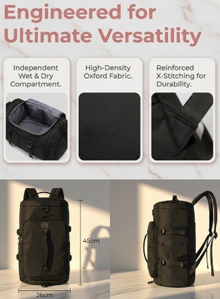 Travel Backpacks for Students & Travelers|Business Laptop Bag Backpack Fits Up to 15.6" Laptop, Backpack for Men and Women,Water-Resistant, Large Capacity - view 3