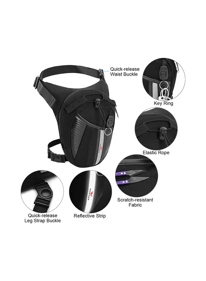 WOSAWE Cycling Outdoor Casual Waist Pack Thigh Bag 30x25cm - Image 5