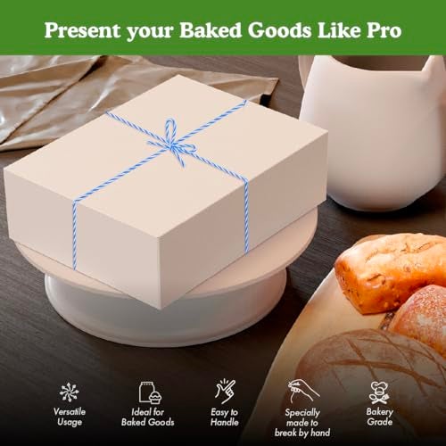 Regency Wraps Baker's Twine Cone, 2300 ft. Colorful String, Cord for Tying Pastry Boxes, Wrapping Baked Goods, Gifts and DIY Crafts, Pack of 1, Blue/White - Image 2