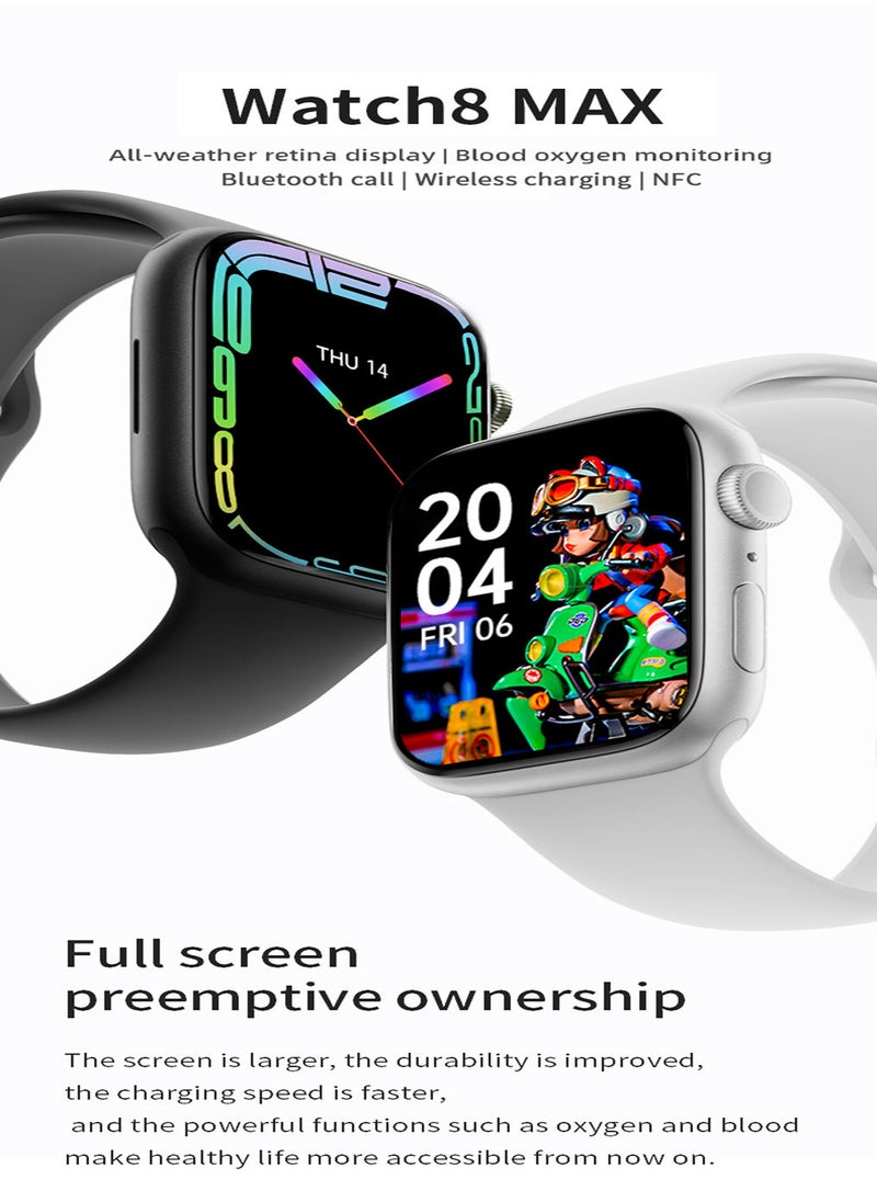 AROAQ - Watch 8 Max Smart Watch With New Amazing Functions 1.85 Inch Bluetooth Touch Screen - Image 1